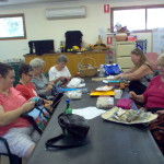 women sewing and stitching